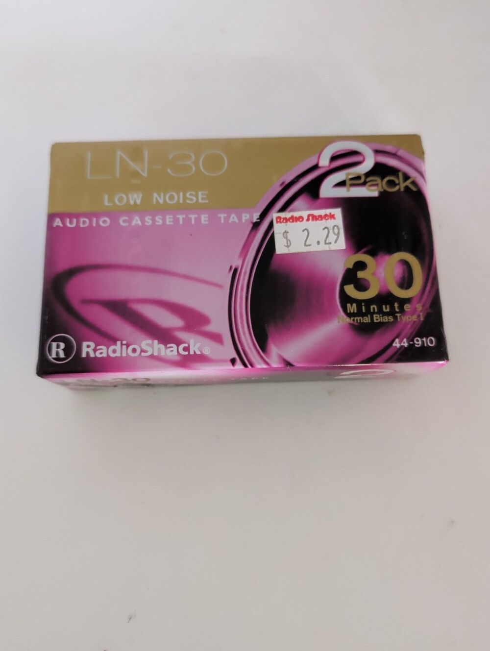Radio Shack 2-Pack 30 Minute AUDIO CASSETTE TAPES LN-30 (44-910) New  -- 4508